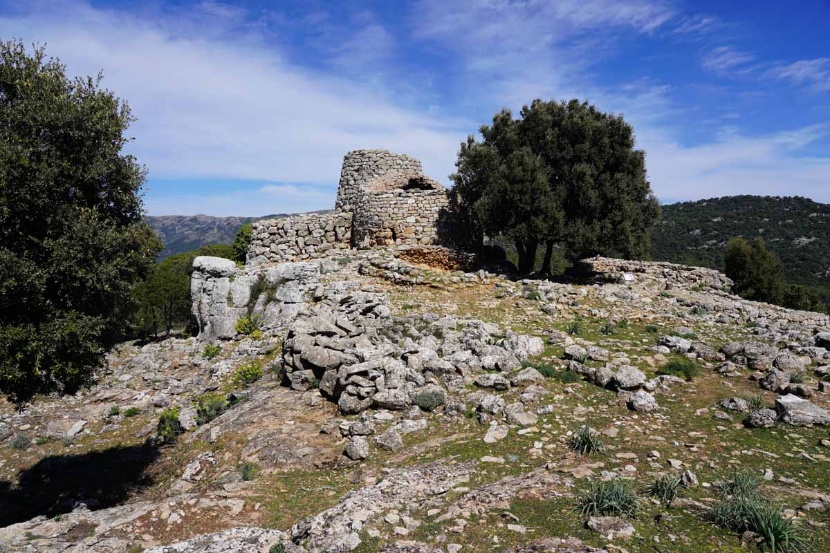 nuraghe tower in sardinia italy