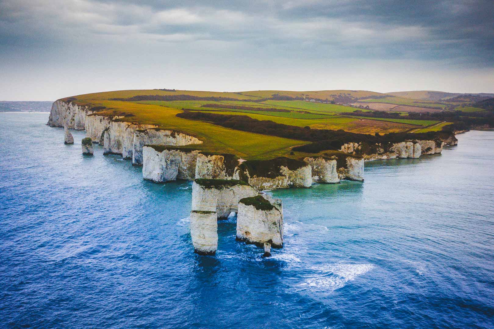 Old Harry Rocks – 65 million years old epic cliffs