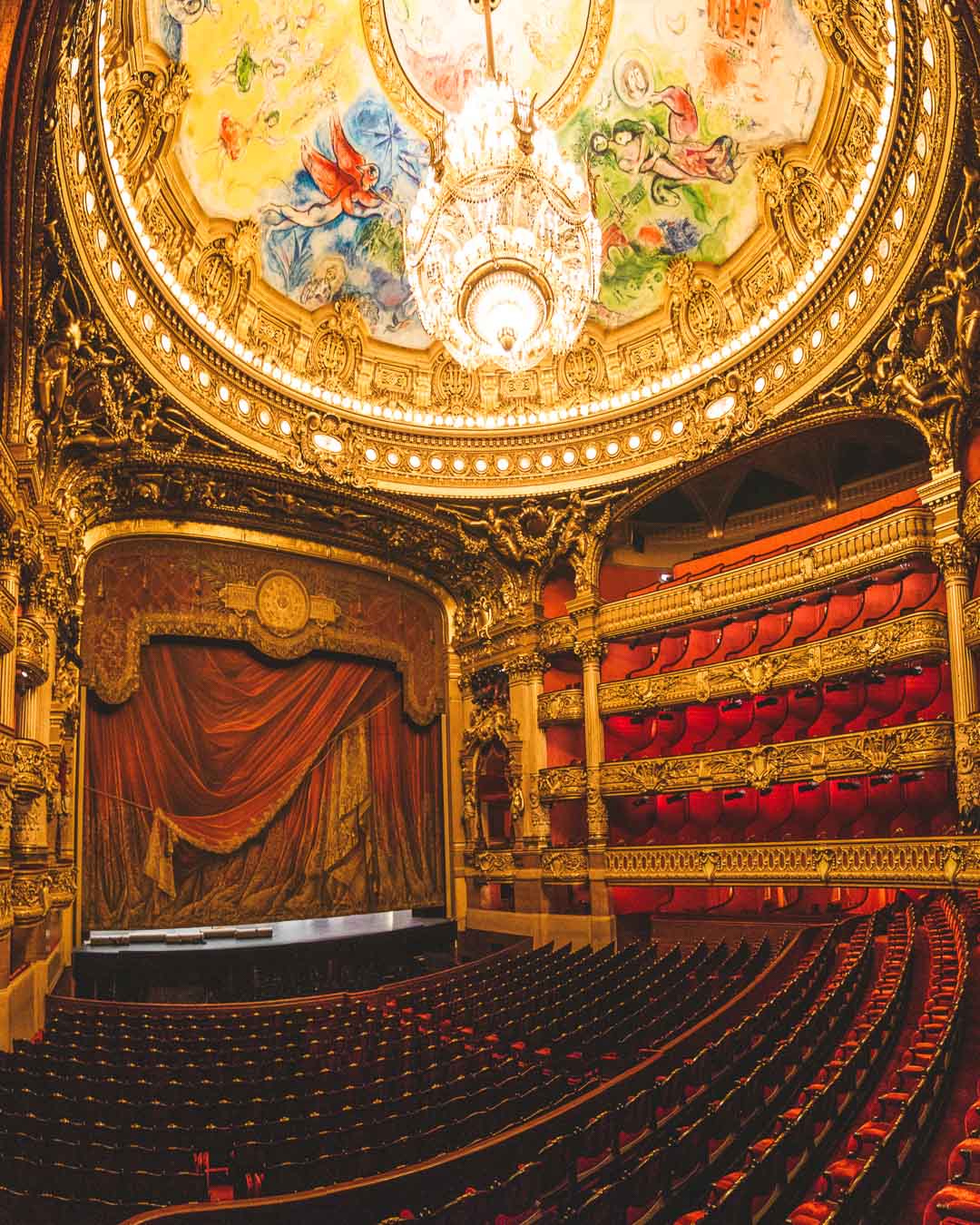 the opera garnier is a famous french landmark