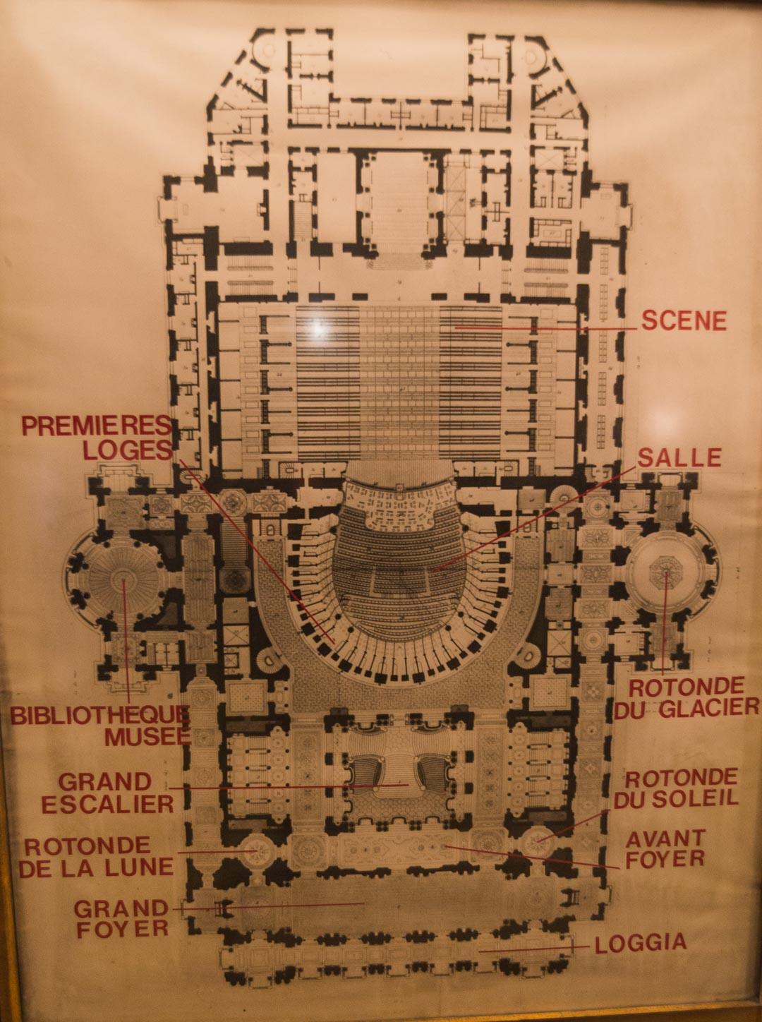 map of the opera garnier