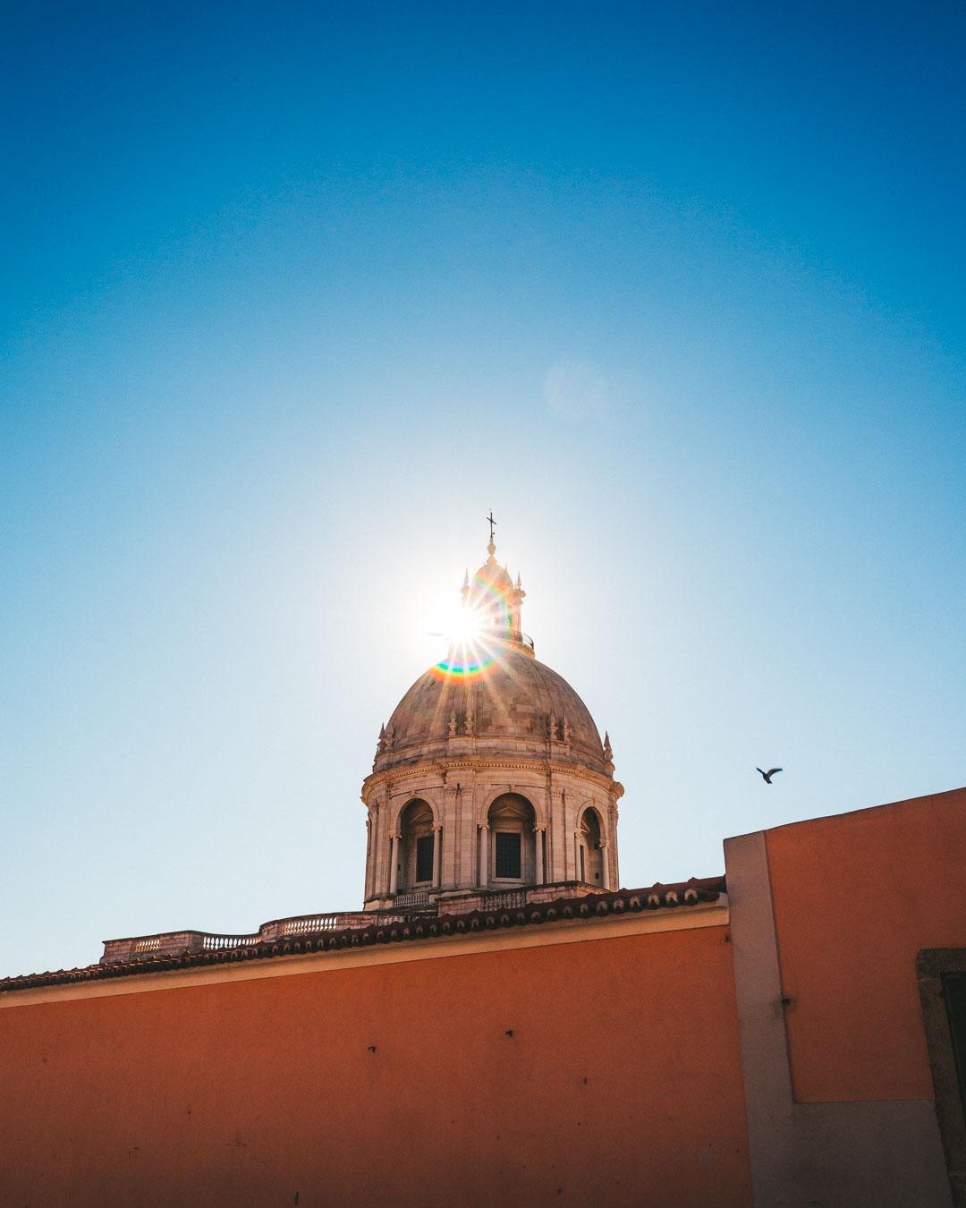 sunburst on the panteao nacional