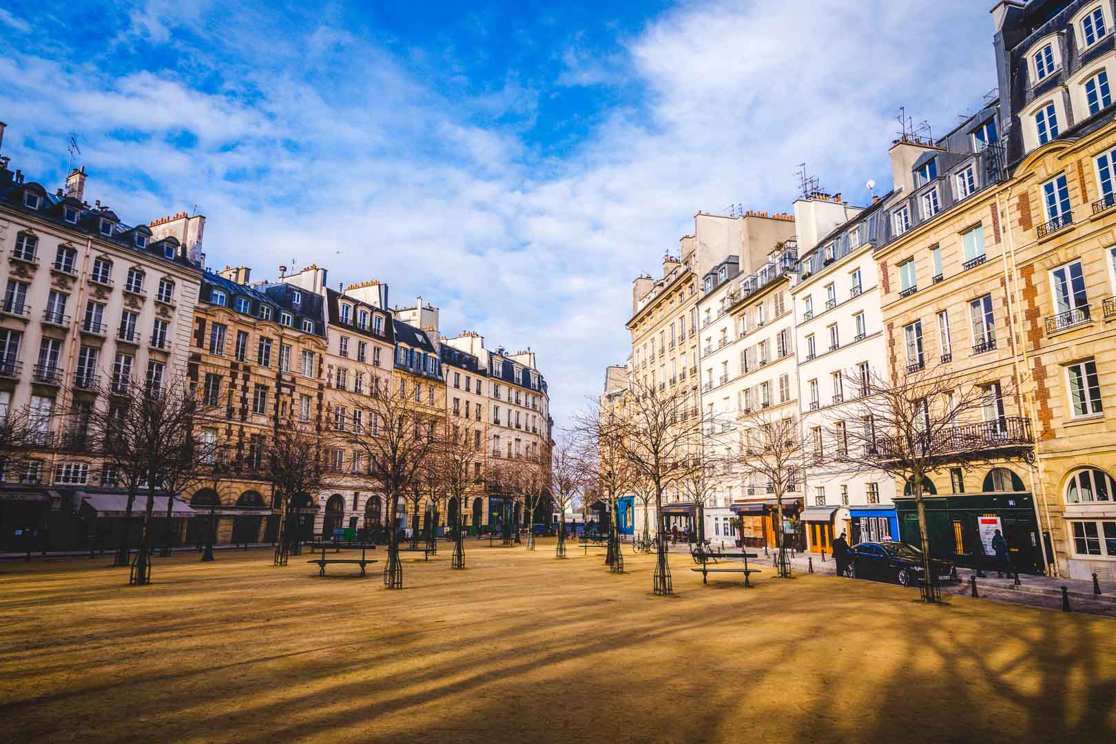 the place dauphine in paris france