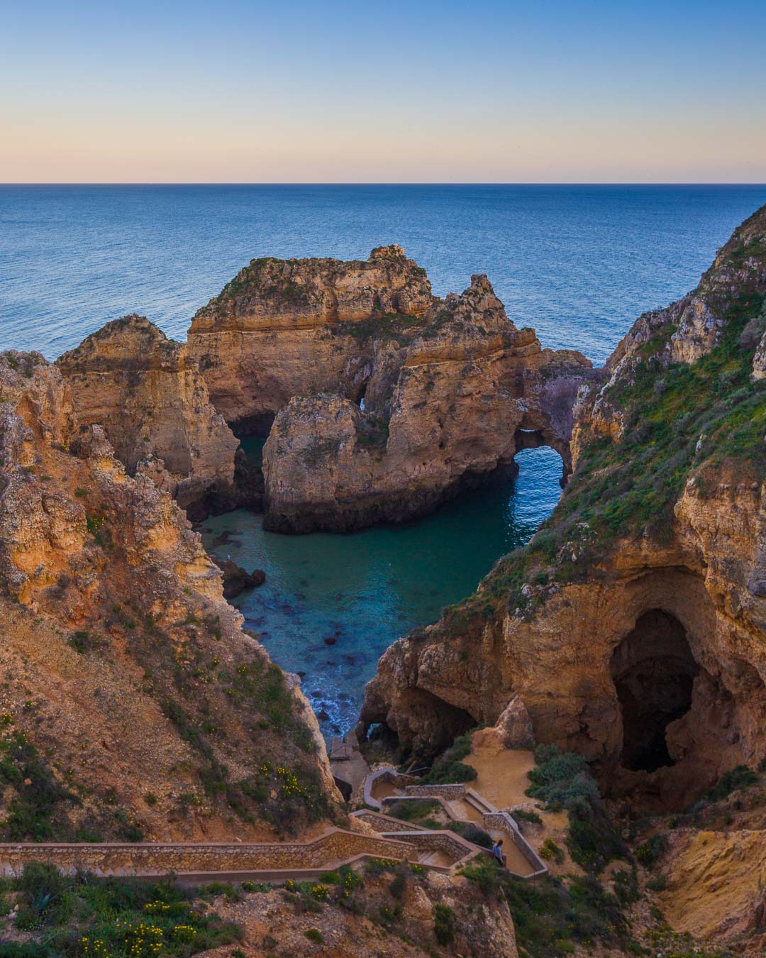 the stairs of ponta da piedade