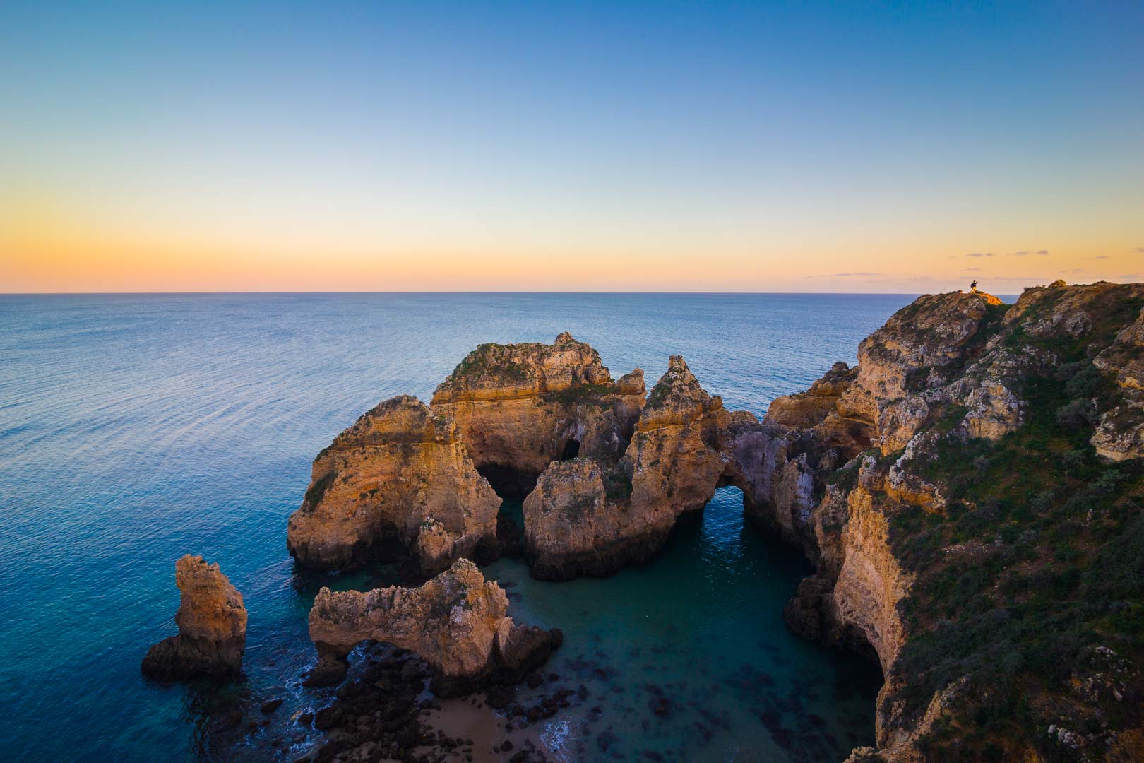 ponta da piedade algarve portugal