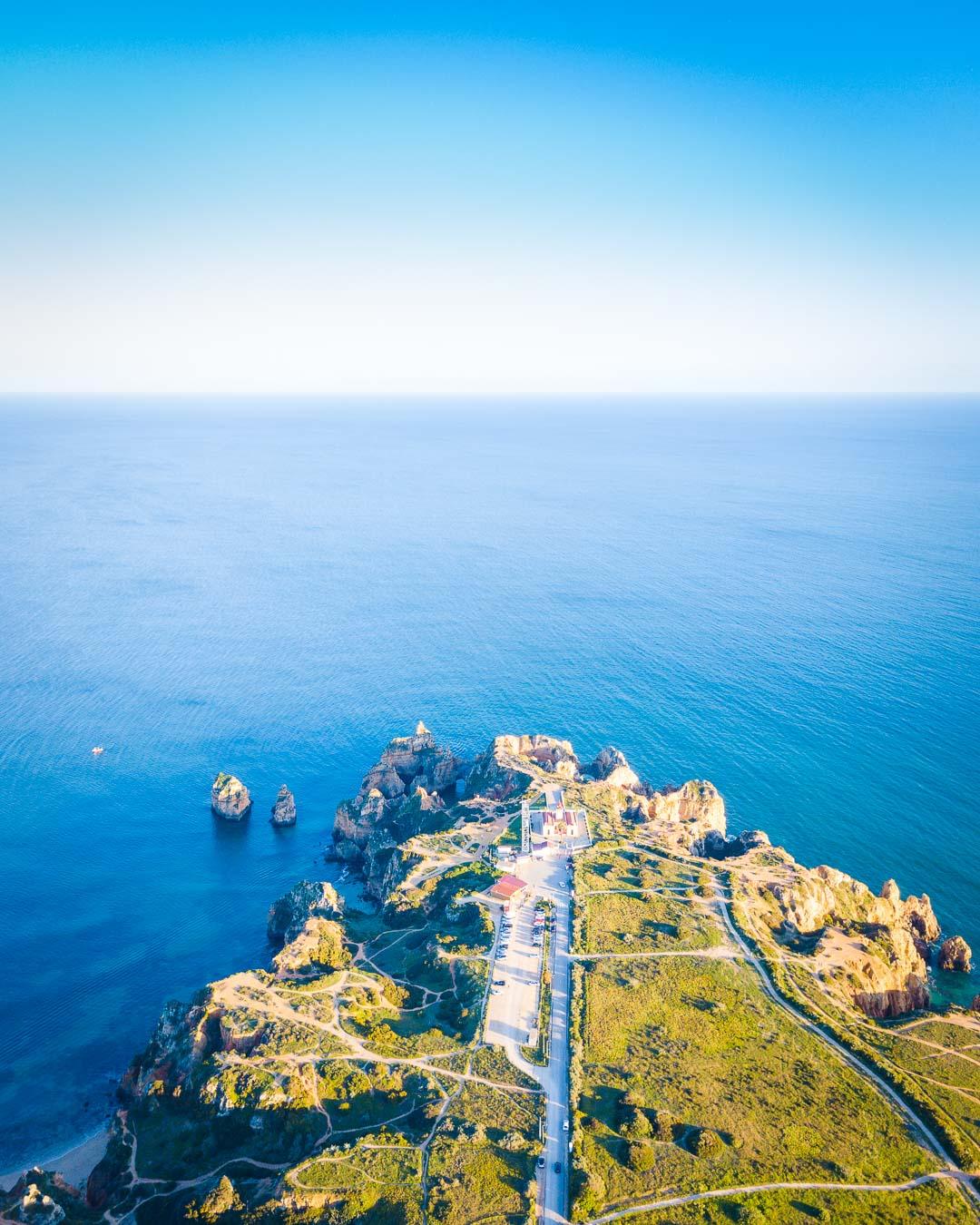 end of the road at ponta da piedade