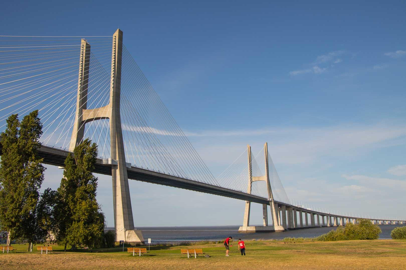 the ponte Vasco da Gama, Lisbon Portugal