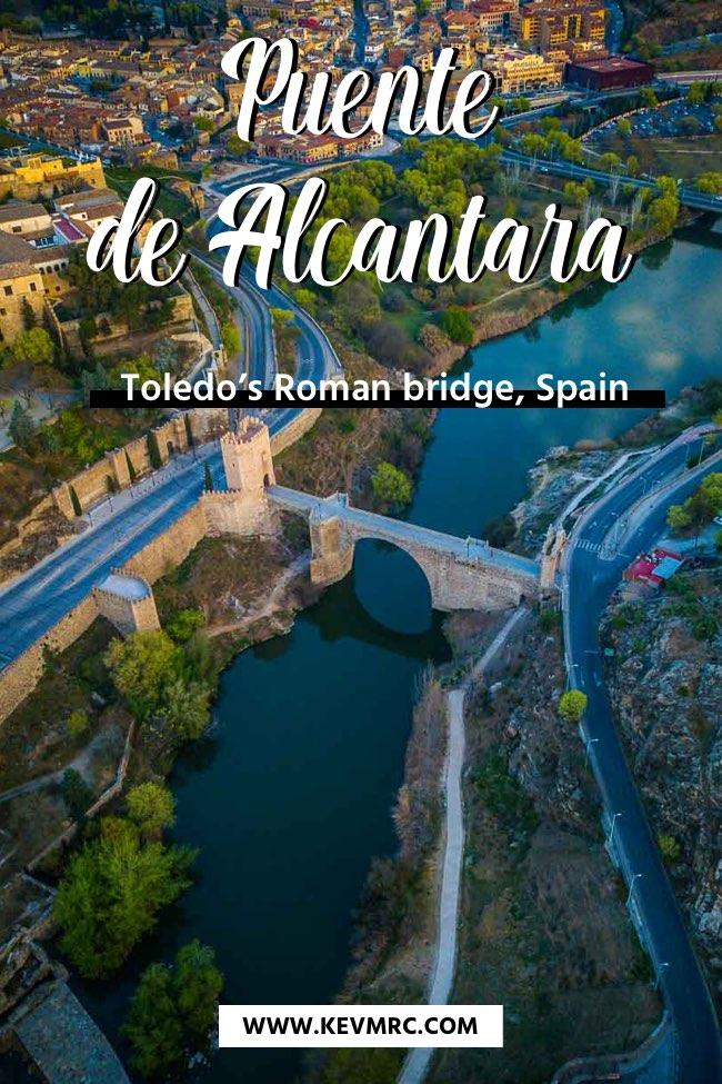 puente de alcantara in toledo spain