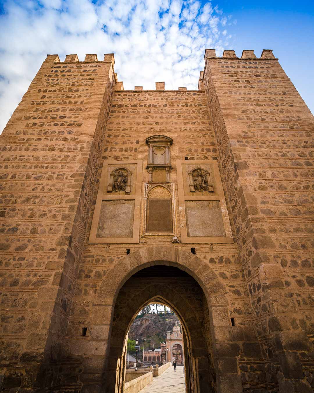 back view of the tower entrance