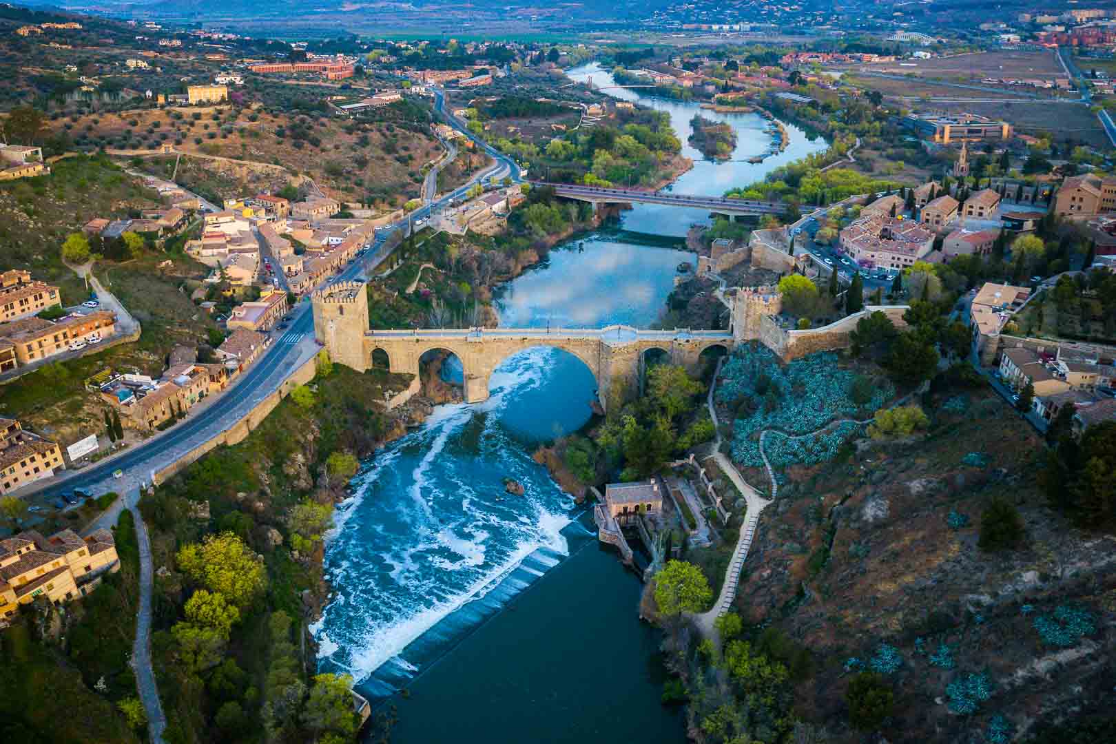 puente de san martin toledo spain