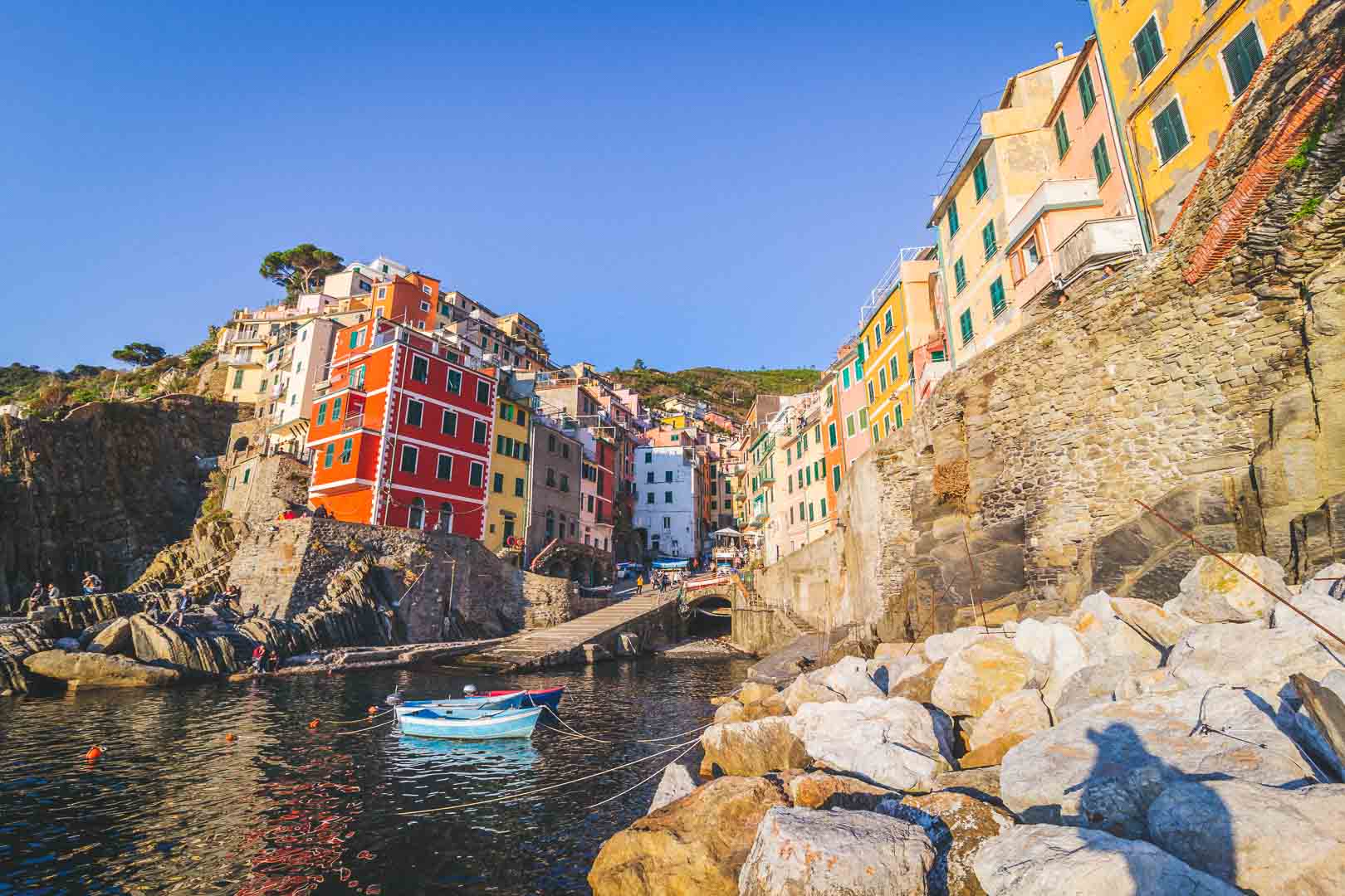 different view of riomaggiore cinque terre