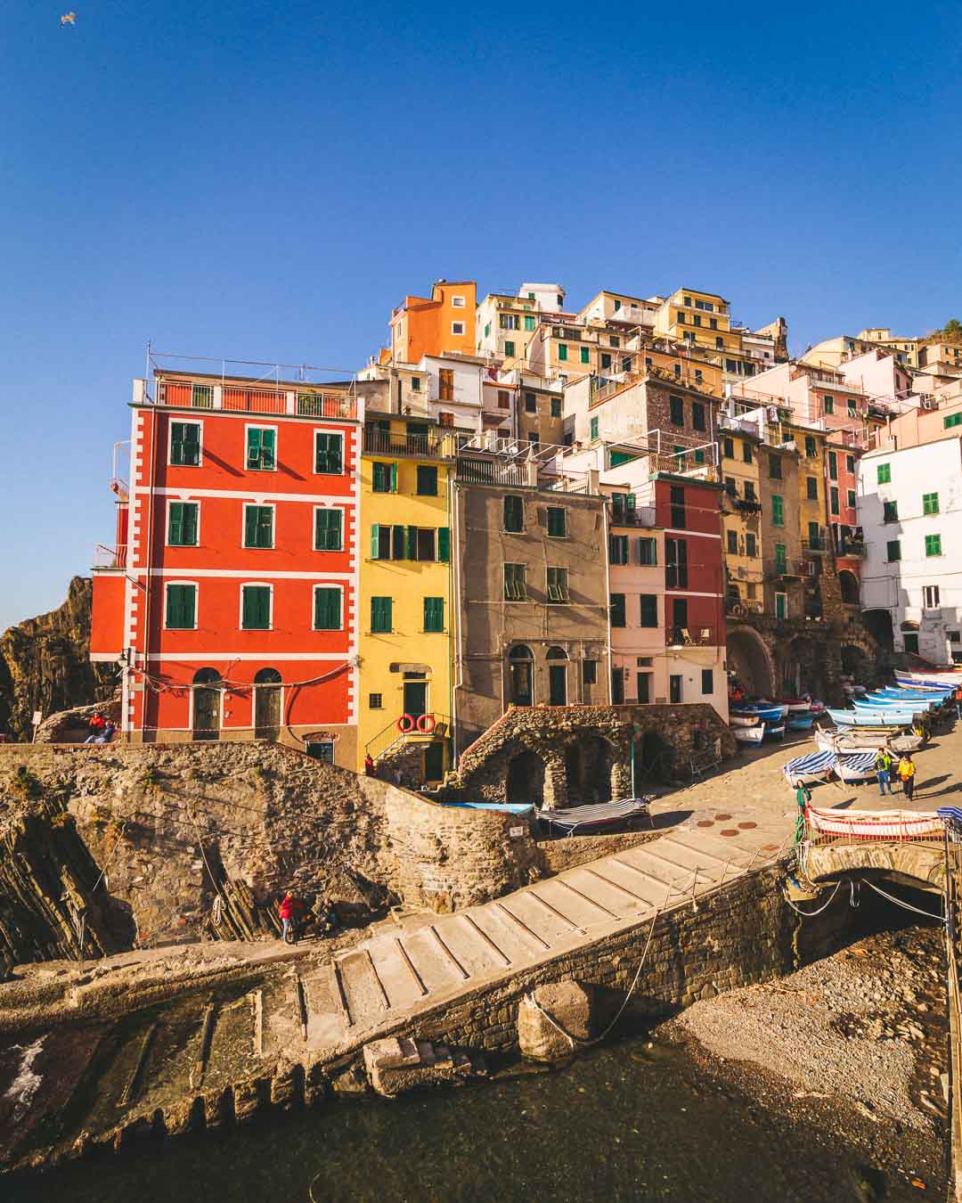 riomaggiore and its harbor