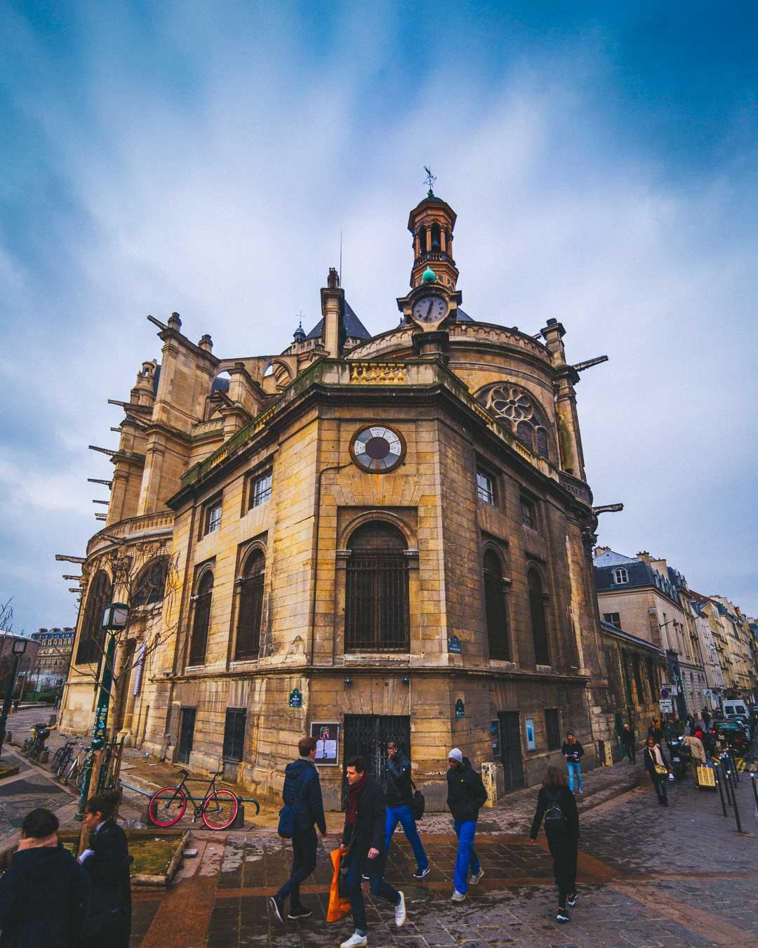 saint eustache church from the side