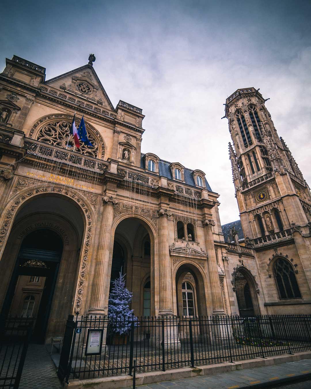 city hall of paris first arrondissement and the beffroi