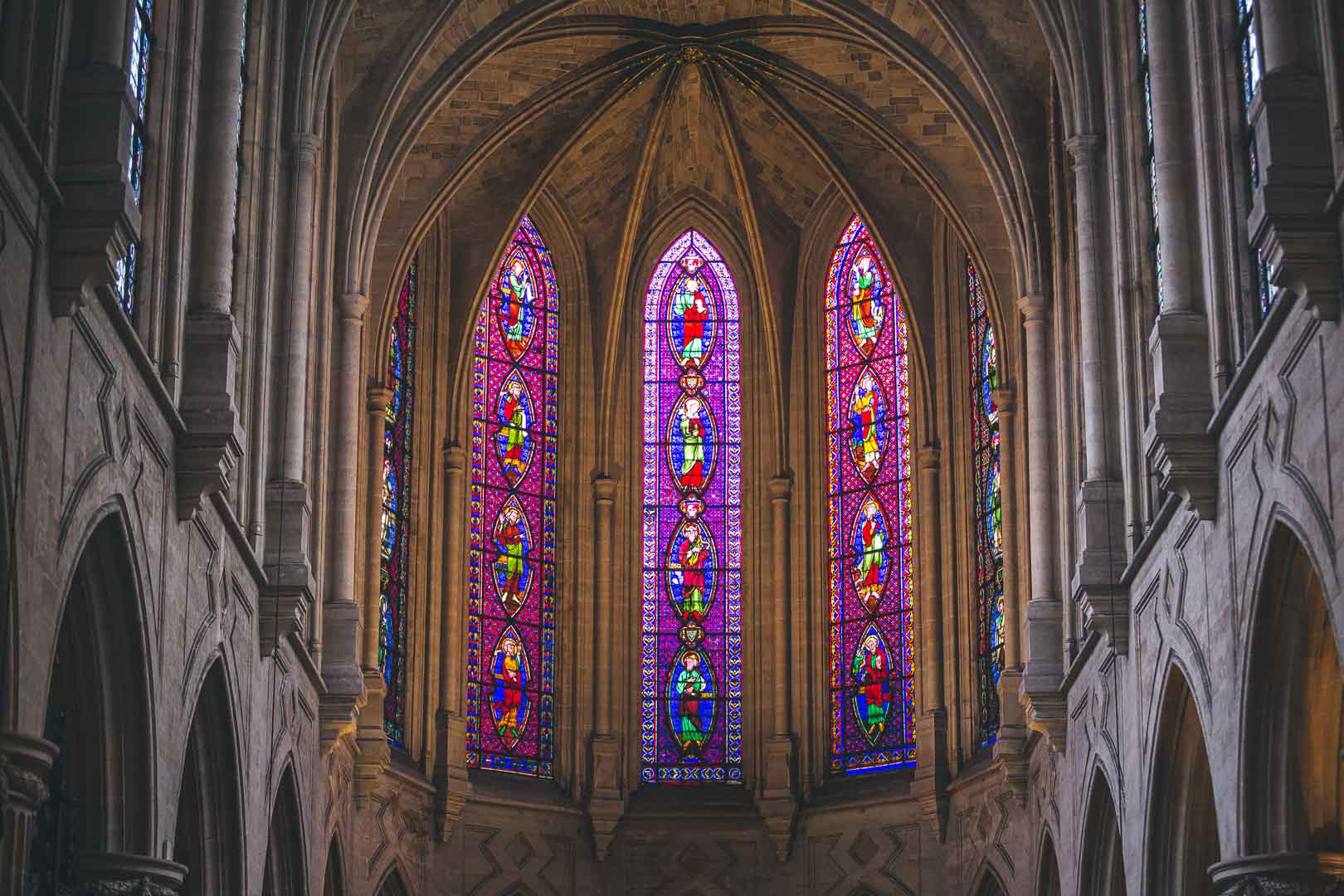 ceiling above the nave in saint germain l'auxerrois