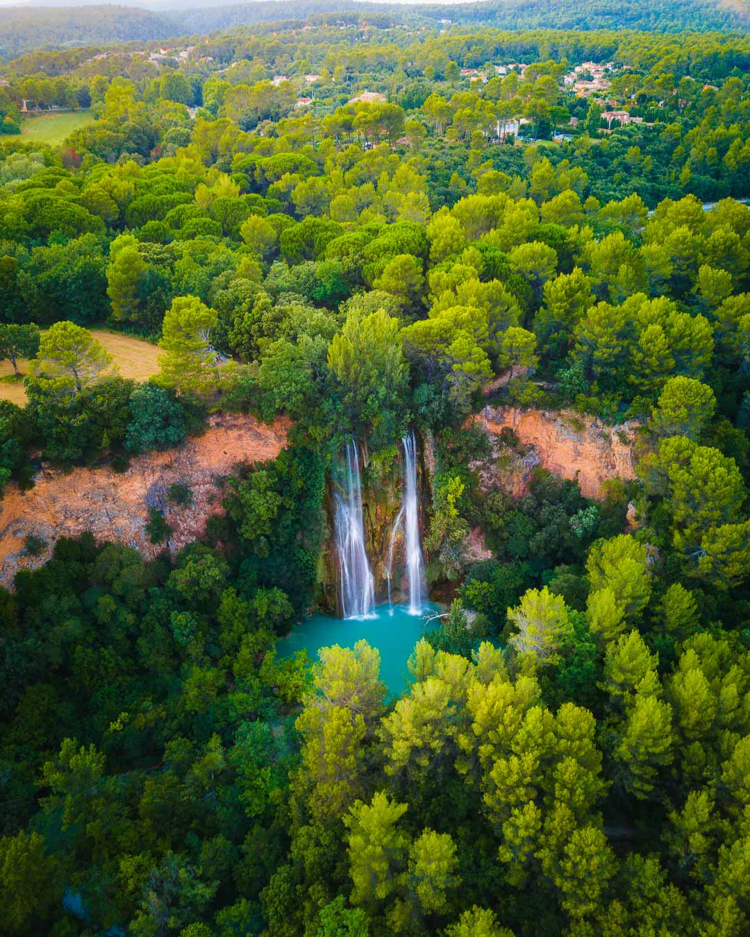 sillans la cascade from above