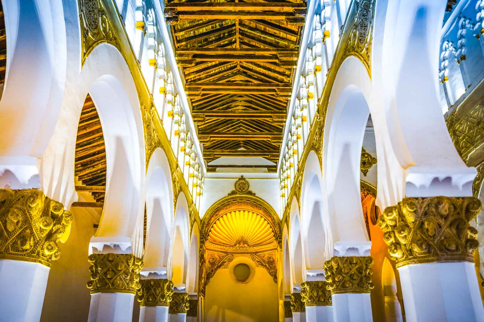 sinagoga santa maria la blanca toledo spain