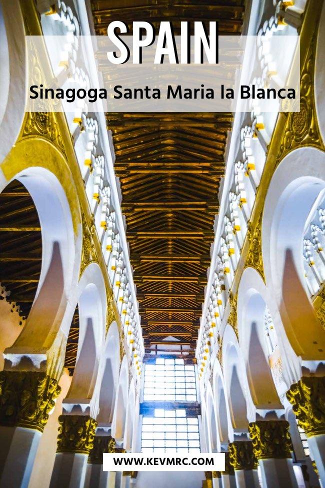 sinagoga santa maria la blanca toledo spain