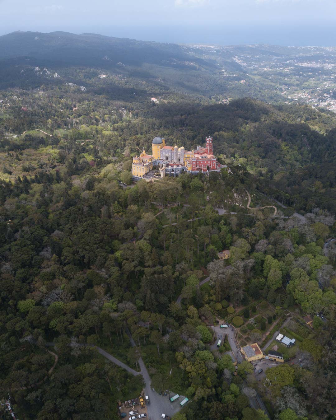 sintra portugal behind the scenes-2 raw drone shot