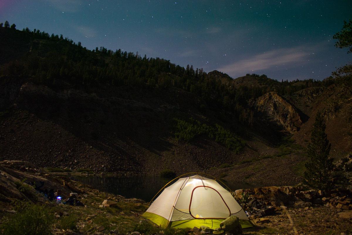 spending the night in one of the best lightweight 4 person tents