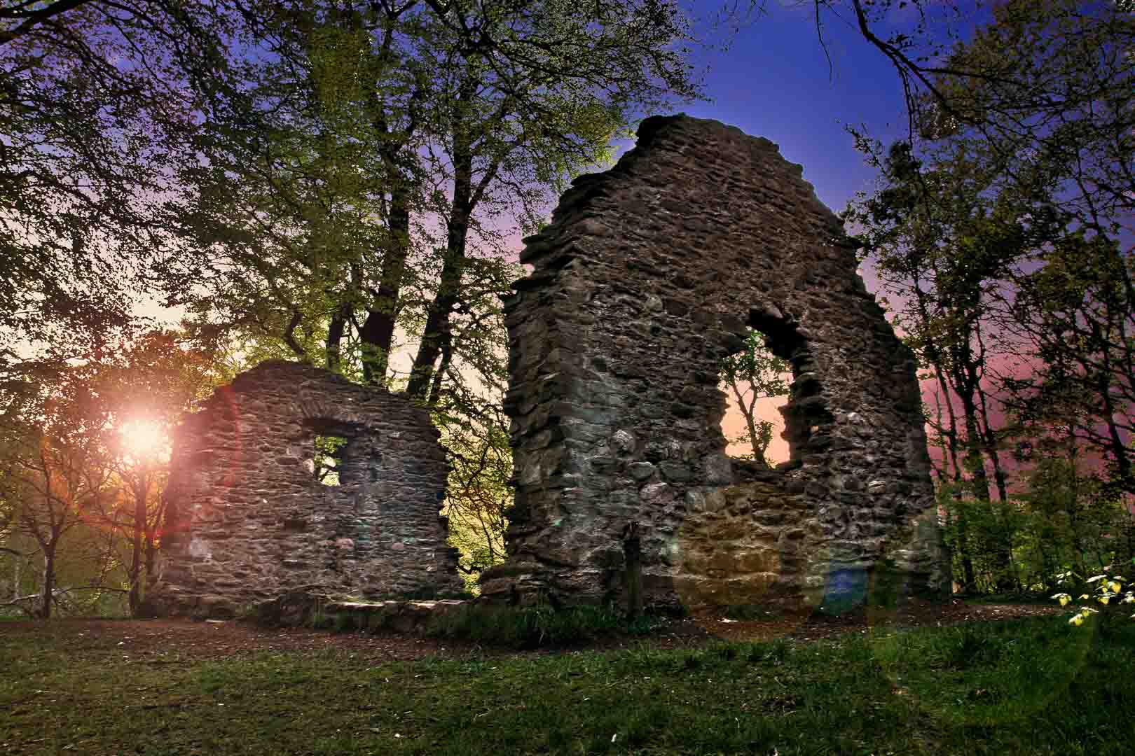 st brecan chapel in st columb park derry londonderry