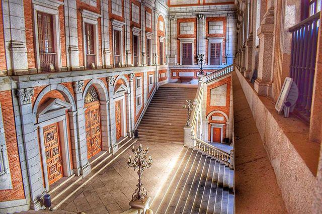 stairs in the alcazar de toledo