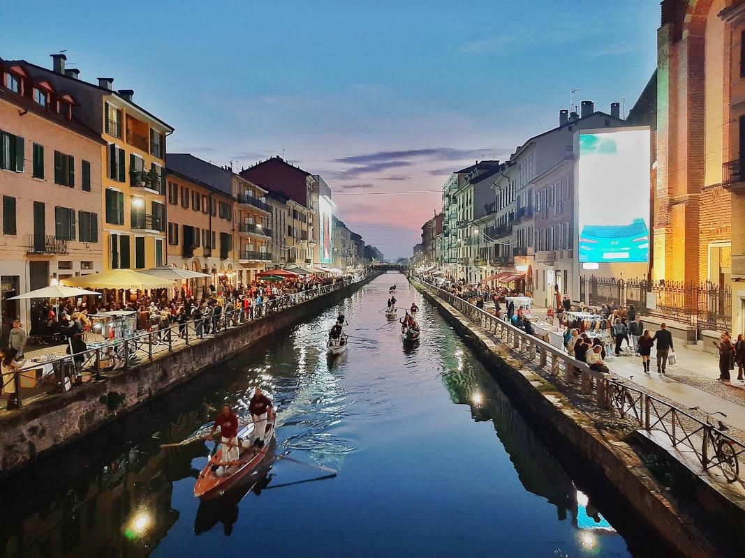 the canals in milan