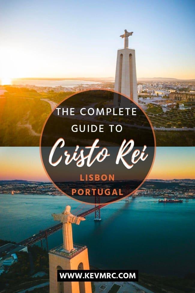 The Santuario Nacional de Cristo Rei Lisbon is a massive 110 meters high statue of Jesus, built on a cliff. It’s located across the river from Lisbon, right next to the massive iconic suspension bridge. Oh, and you can also go up the monument for one epic view of the area! #portugaltravel #springbreak #lisbon