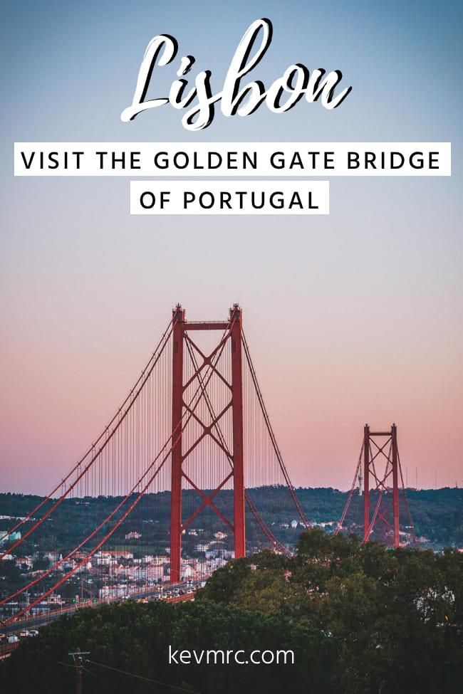 portugal lisbon ponte 25 de abril bridge