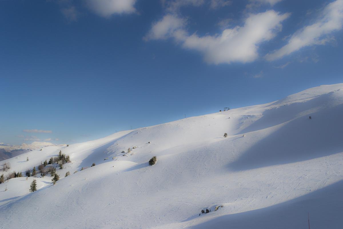 the ski resort of abetone in tuscany