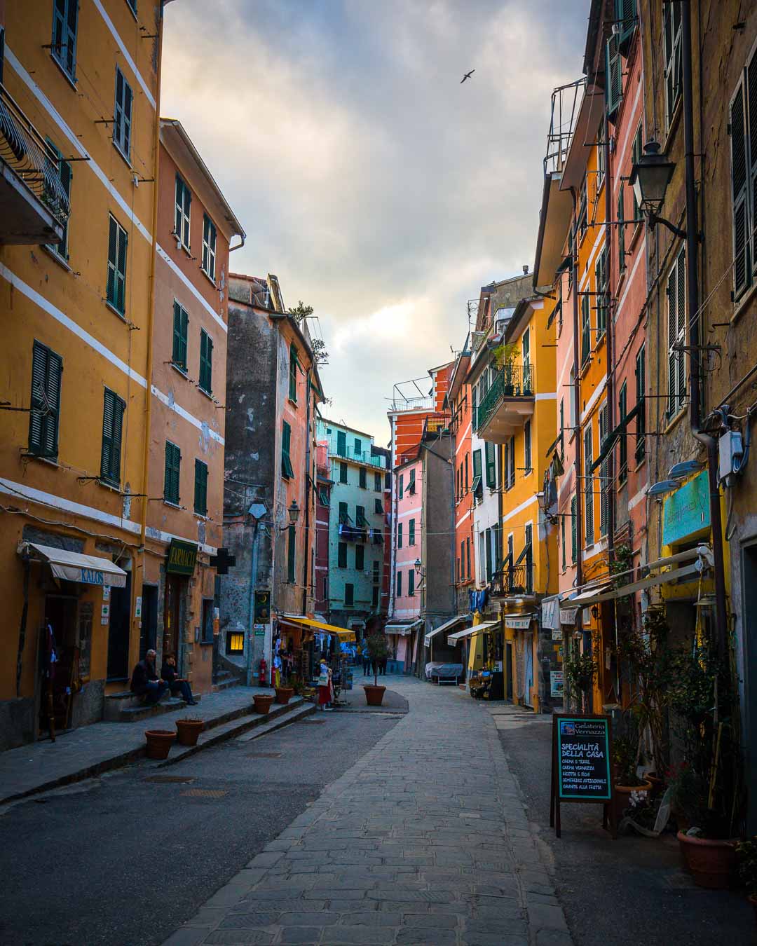 the streets of vernazza cinque terre