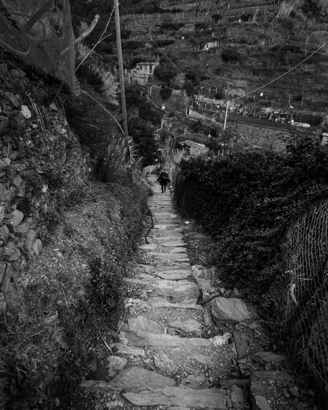 going down to vernazza