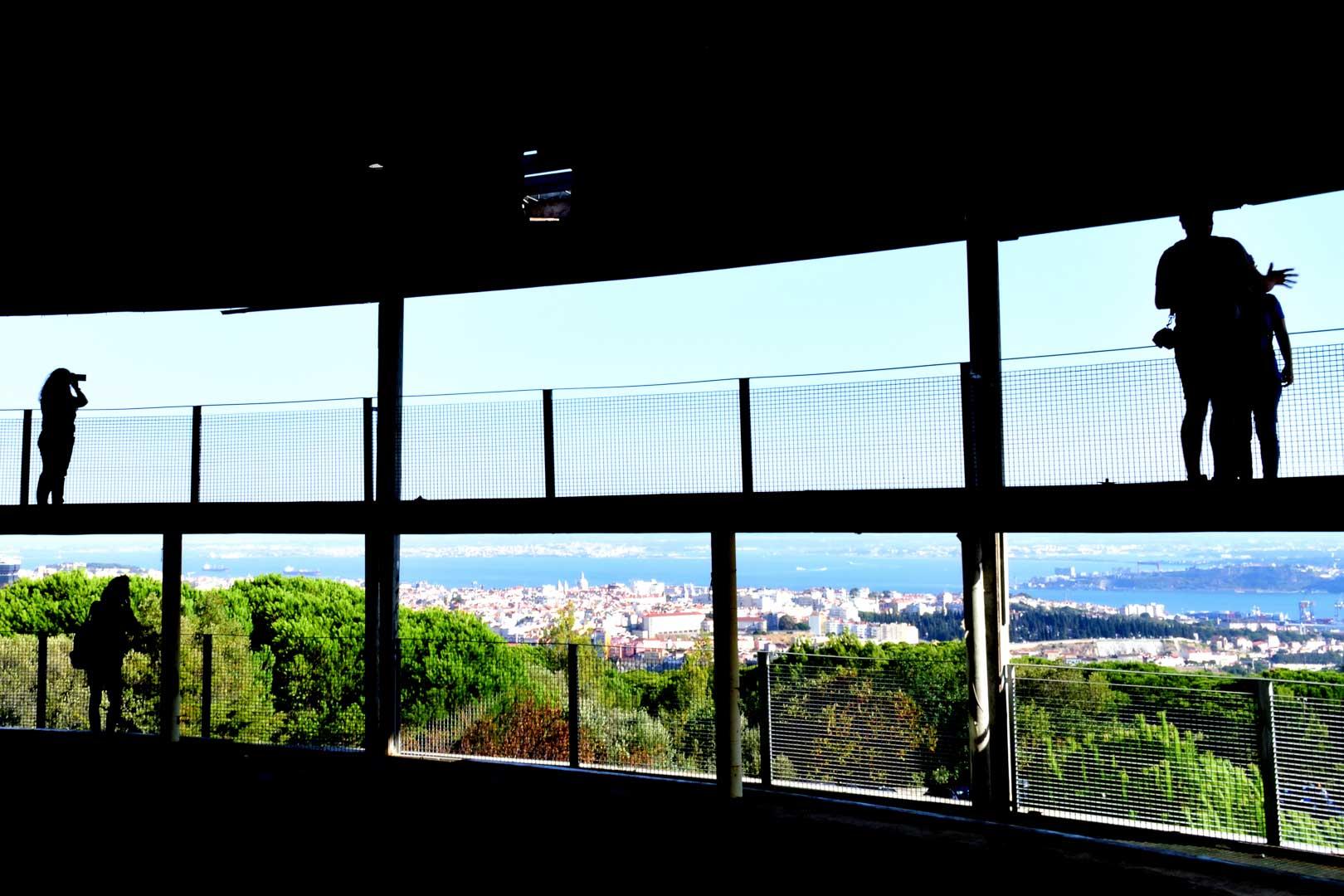view from miradouro de monsanto lisbon portugal