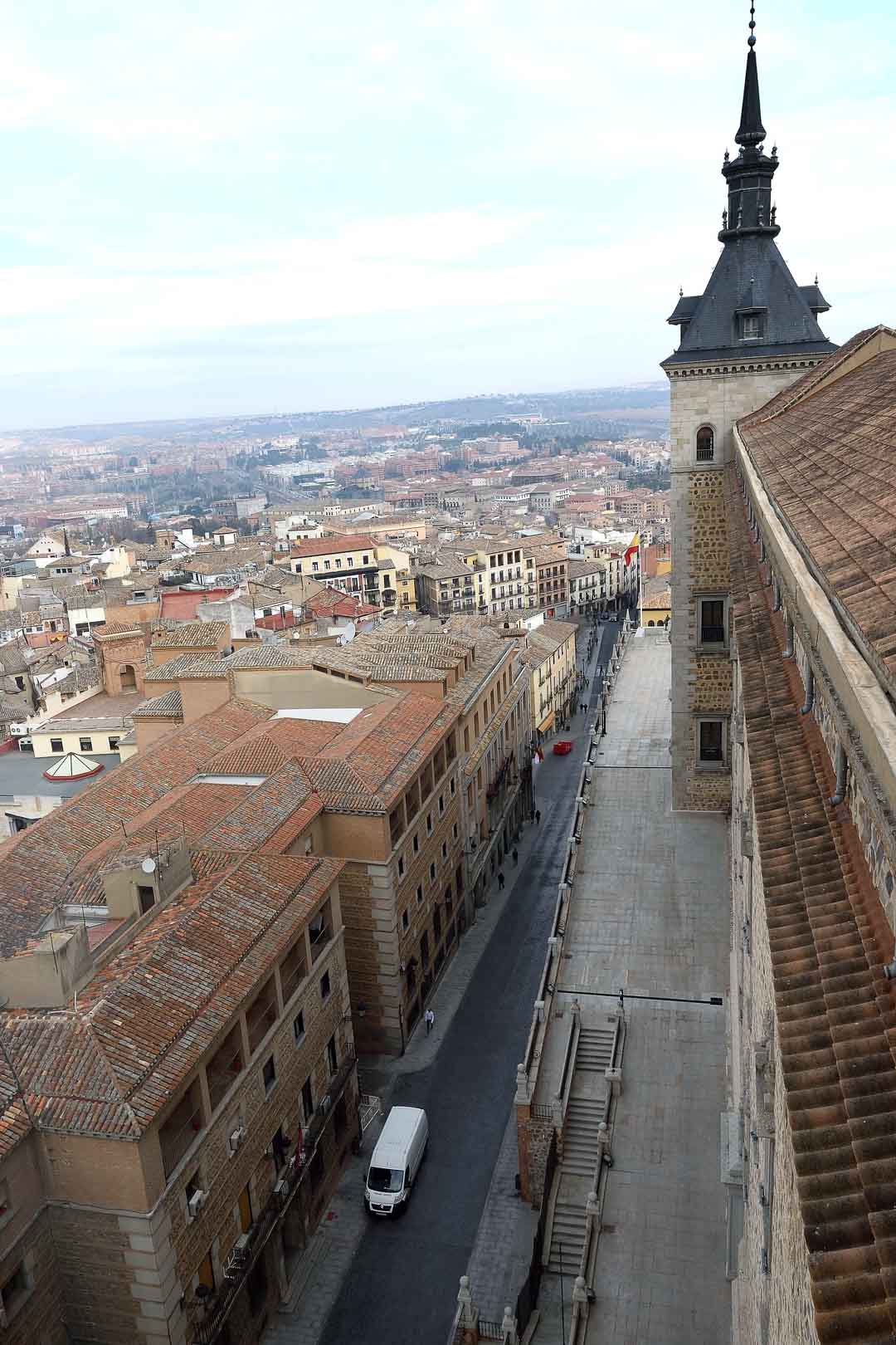 view from the alcazar de toledo