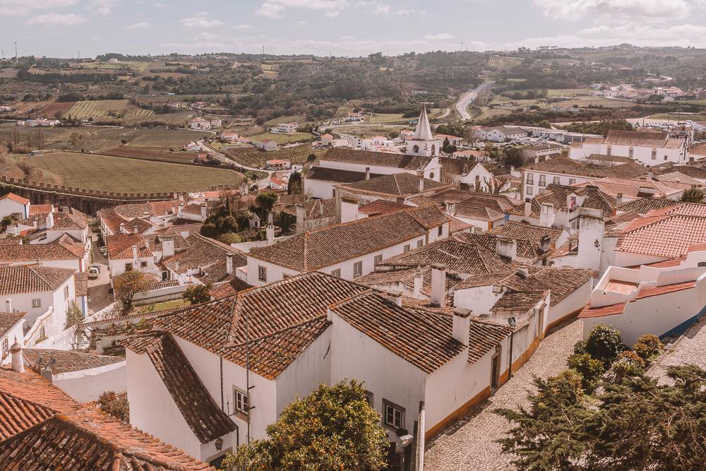 view over obidos one of the best cities in portugal