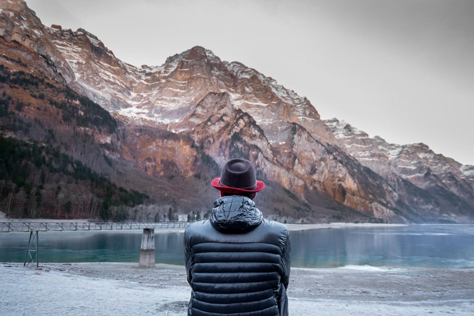Unexpected Discovery – Frozen Lake in Glarus, Switzerland