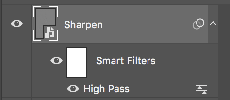 Sharpen photos select layer