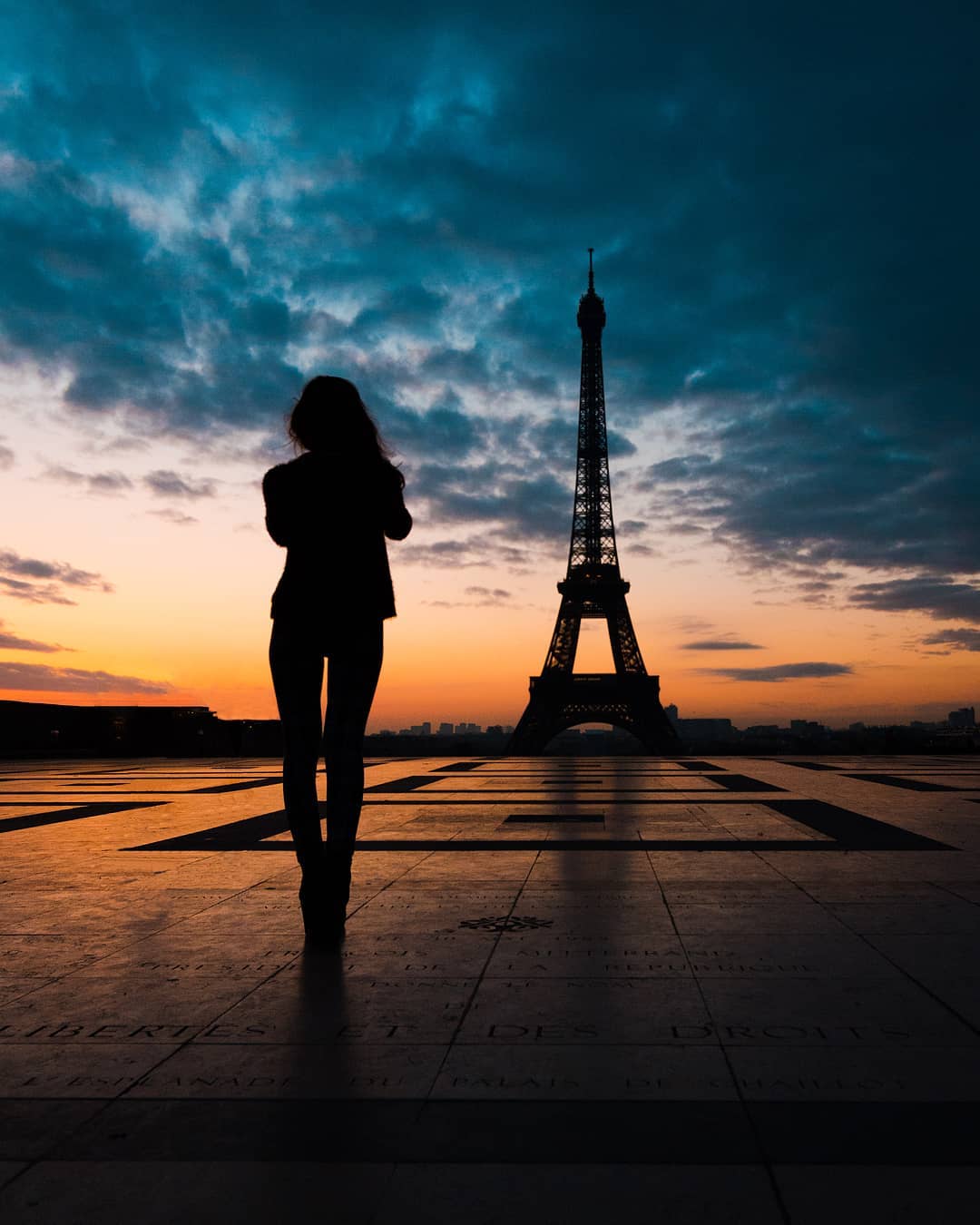 eiffel tower from trocadero