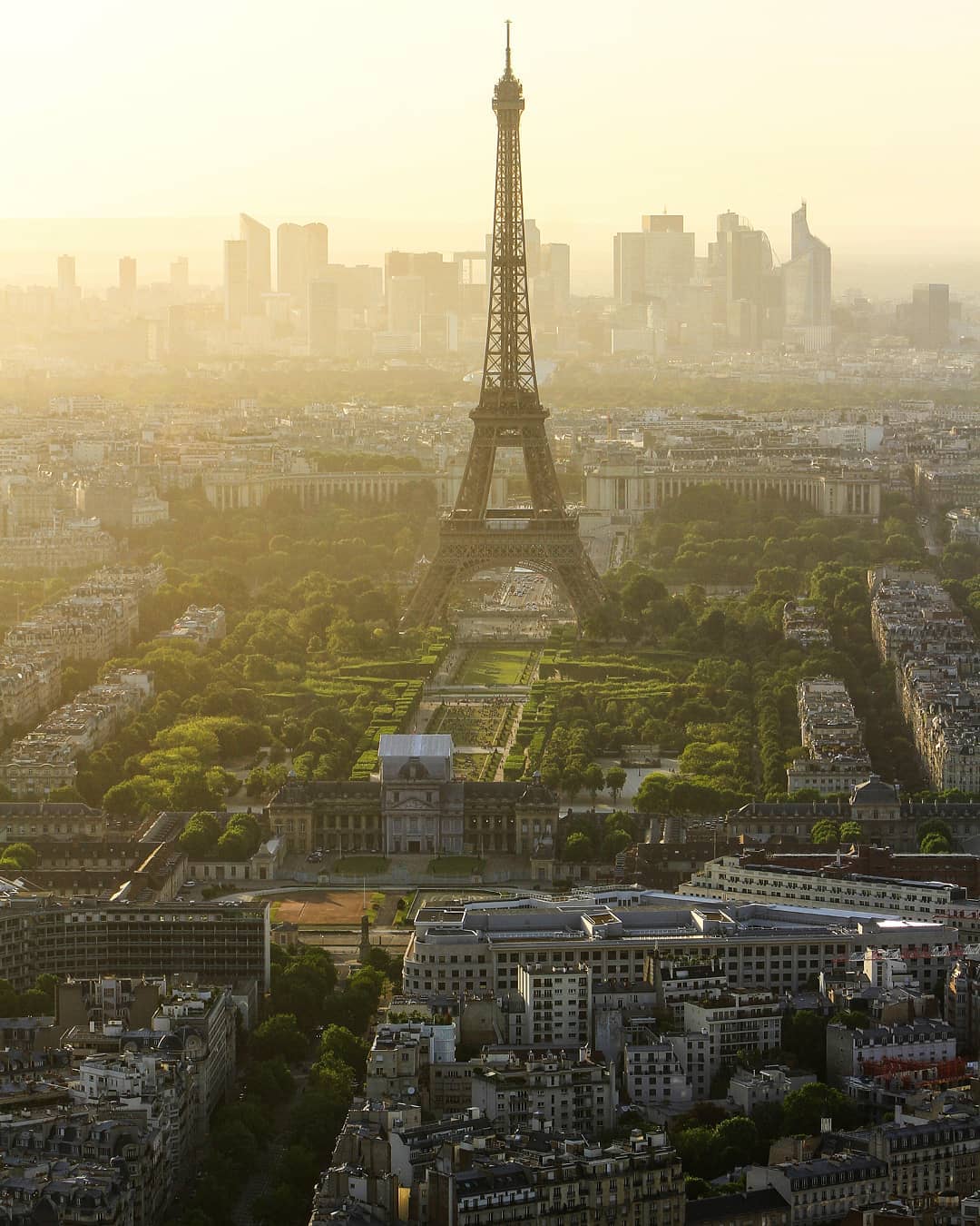 Eiffel tower from montparnasse tower