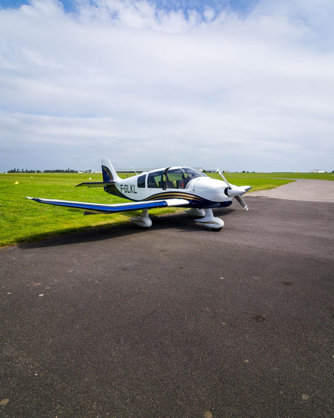 our aircraft to fly over the baie de somme