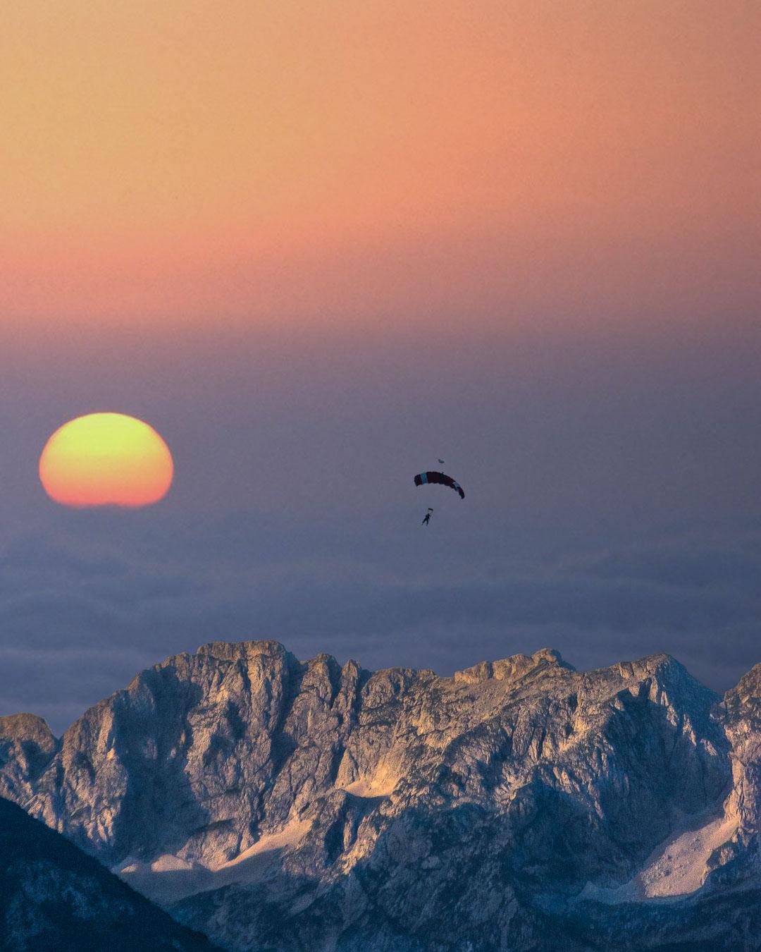 paraglide over the julian alps