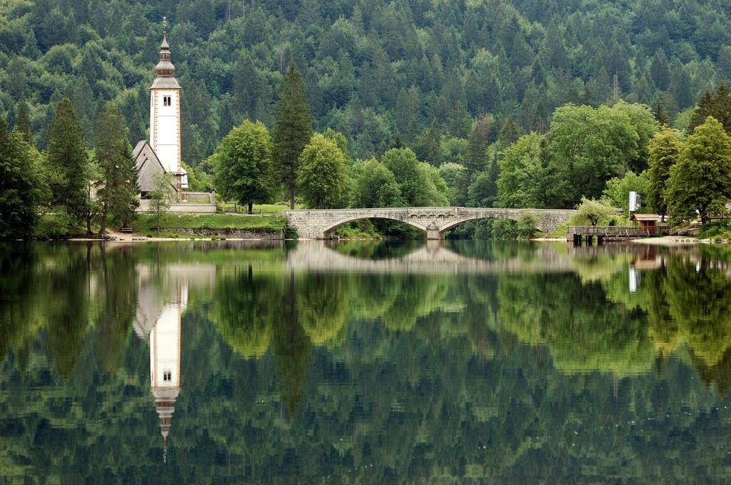 kayak on lake bohinj