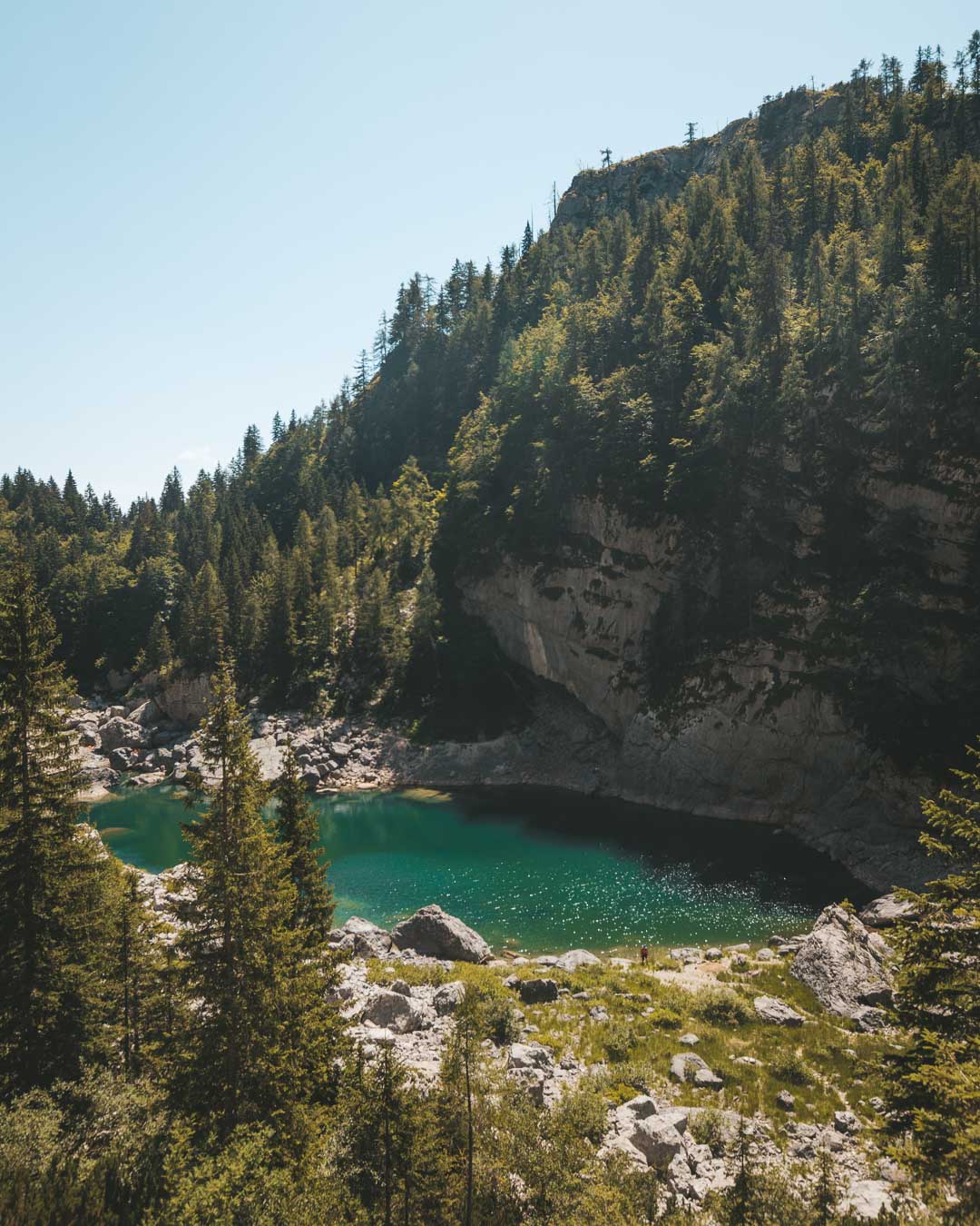 Mountain lake in Slovenia