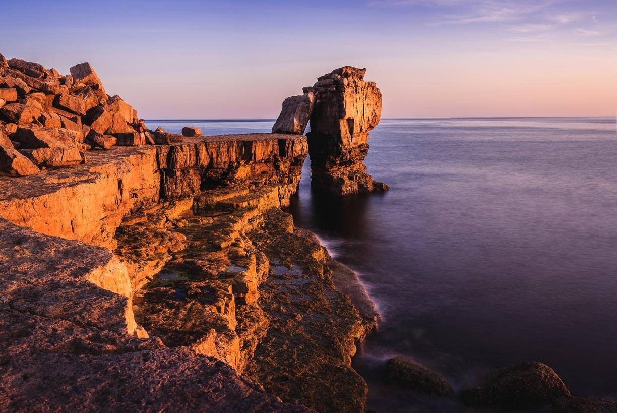 pulpit rock on the isle of portland