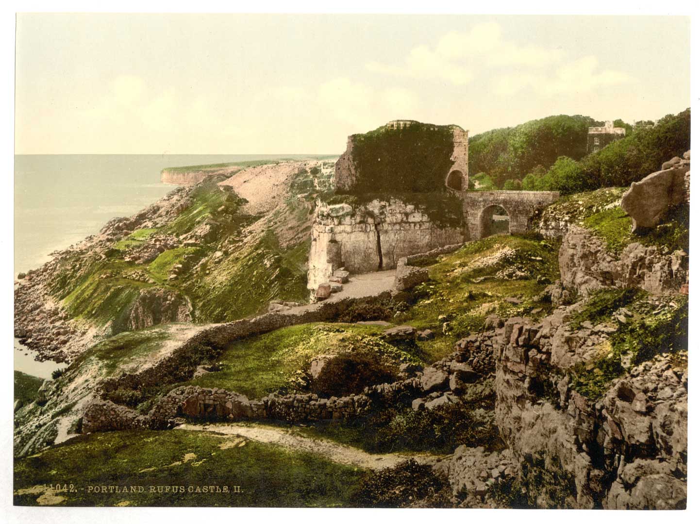 rufus castle on the isle of portland