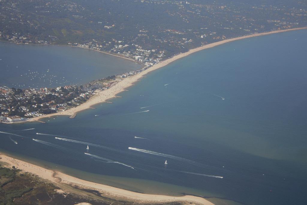 sandbanks from the air