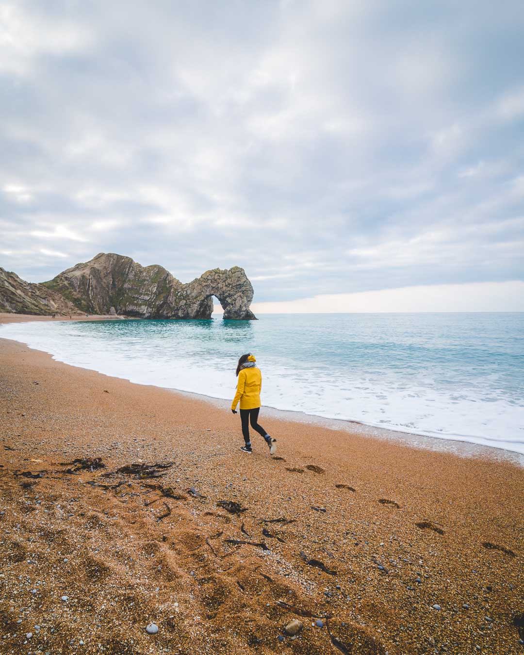 durdle door sand and pebbles beach