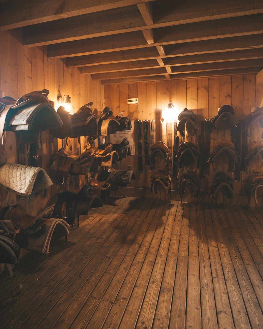 gear room for horses gear