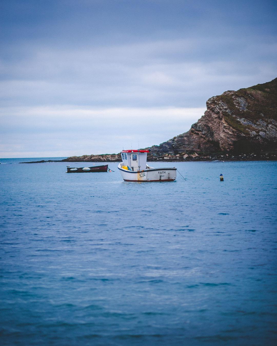 small boat in dorset