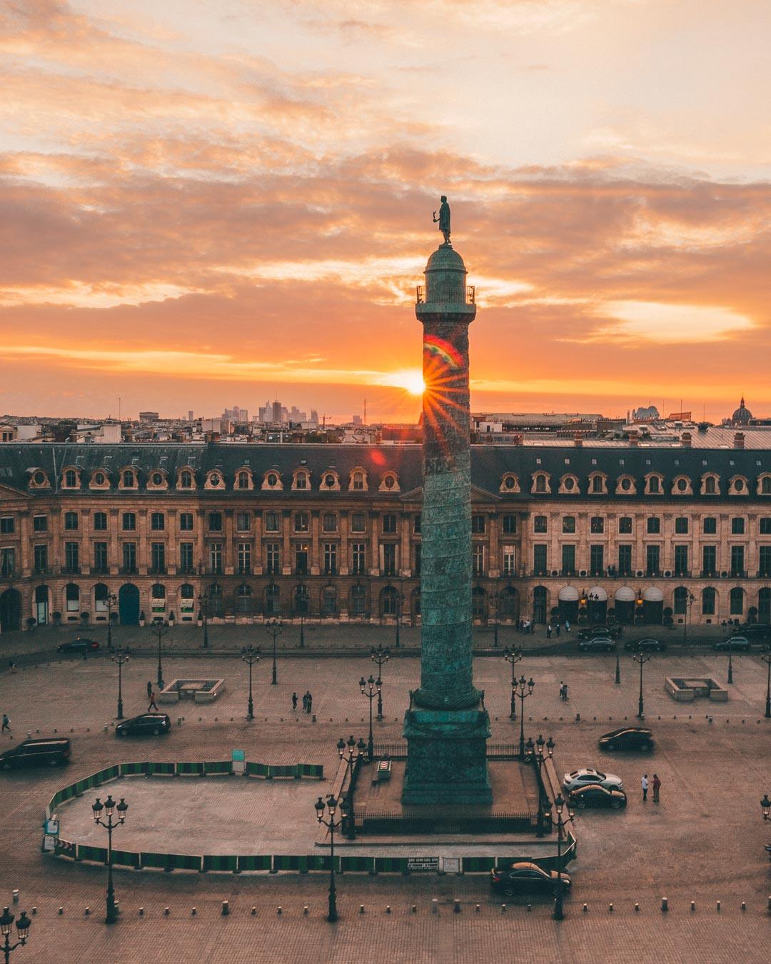 place vendome is a famous paris monument