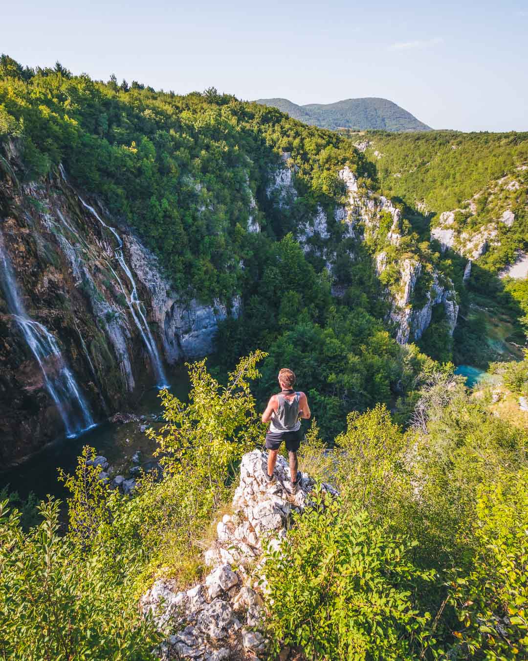 raph overlooking plitvice